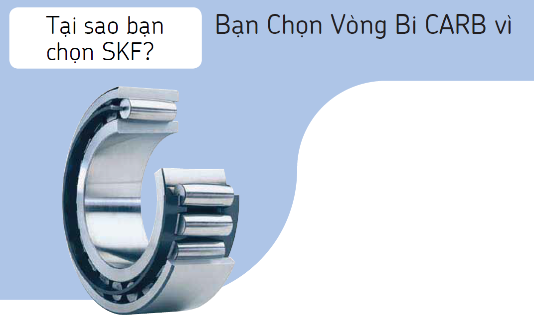 Bạn Chọn Vòng Bi CARB vì Bạn Chọn Vòng Bi CARB vì
